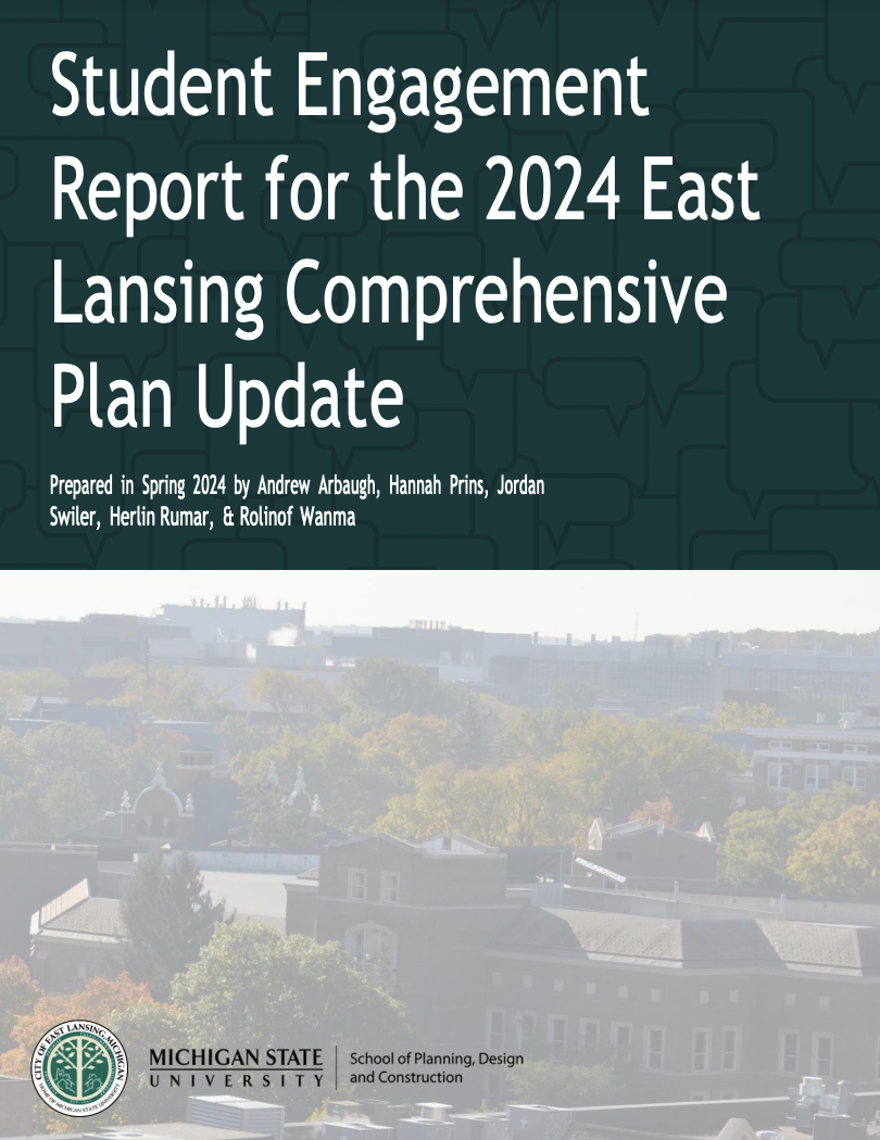 Report for 2024: Master Plan Update, East Lansing